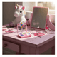 thumbnail image 3 of "Set Estuche Maquillaje Ninas Juguetes Belleza Tocado Lavable unicornio Lab.G Rosa", 3 of 5