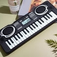 thumbnail image 1 of Teclado Electrónico Piano 37 Teclas | Instrumento musical digital multifunción | Órgano Electrónico Portátil para Principiantes con Modos de Canto y Piano | Compacto 13,78 x 5,11 pulgadas | Funciona, 1 of 7