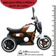 thumbnail image 5 of Moto Montable Eléctrica Retro Para Niños 3 Ruedas 6V Bluetooth Luces Música Desde 3 Años Hasta 25 Kg, 5 of 7