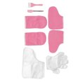 thumbnail image 2 of M Buder Set de Cuidado de Manos y Pies de Parafina con Guantes de Franela Rosa, Incluye 206 Piezas, Cepillo y Espátula para Terapia de Calor (30 cm / 11.8 in) - Ideal para Hidratación, 2 of 9