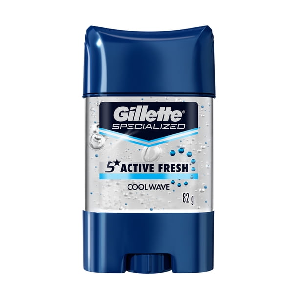 Antitranspirante Gel Invisible Gillette Specialized Active Fresh Cool Wave 82 g