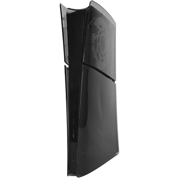 Funda de repuesto para consola PS5 Slim Disc/Digital Edition. Accesorio para juegos con placa frontal rígida. Funda protectora transparente