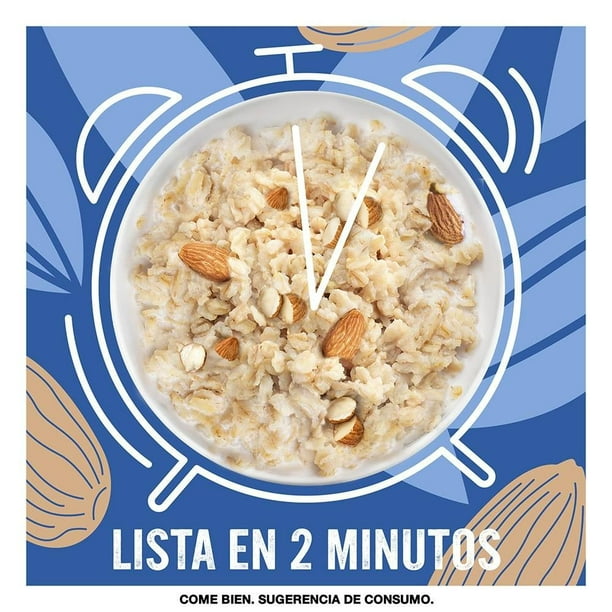 Imagen 4 de Avena integral Quaker instant sin azúcar sabor miel con almendras 35 g