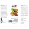 thumbnail image 2 of Aceite de almendras NOW Foods 120 ml (paquete de 2), 2 of 2