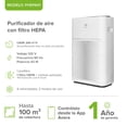 thumbnail image 3 of Purificador de aire inteligente potencia 200 CADR - Cubre hasta 100m², 3 of 12