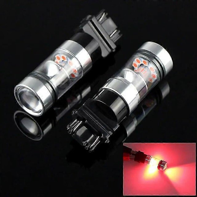 For Chevrolet Tahoe 2007-2014 2pcs White Led Daytime Running Lights Ultra Bright Reflector 3157 Led Bulbs Daylights Car-styling