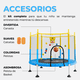 thumbnail image 3 of COOLSHT Trampolín Brincolín Para Niños 1.40 M Diámetro, 3 of 9