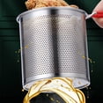 thumbnail image 4 of Deep Fryer With Basket Mini Deep Fryer 304 Stainless Steel Small Deep Fryer Multi-functional Cookware For Grilling Chicken Legs Fries And Chicken Cutlets., 4 of 5