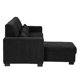 thumbnail image 5 of Sofá Love Chaise Izquierdo en L Eros 3 Plazas Negro para Sala, 5 of 8
