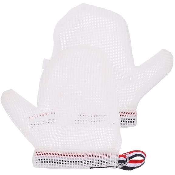 1 par de guantes antiarañazos para bebés que dejan de chuparse el dedo.
