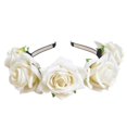 thumbnail image 2 of Xihbxyly Diadema Floral para San Valentín, Diseño Romántico de Rosas, Ajuste Cómodo y Elástico, Accesorio para Festivales, 14,5 Cm de Diámetro, Tela., 2 of 2