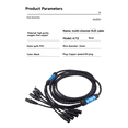 thumbnail image 5 of Cable de Extensión de Audio Profesional Multimedia de 12 Canales, XLR, de 3 Pines, Macho A Hembra, de Snake Cable, de 3 Metros, 5 of 5