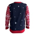 thumbnail image 2 of Suéter Navideño para Hombre George Galleta de Jengibre Ugly Sweater Azul con Rojo, Talla M, 2 of 4