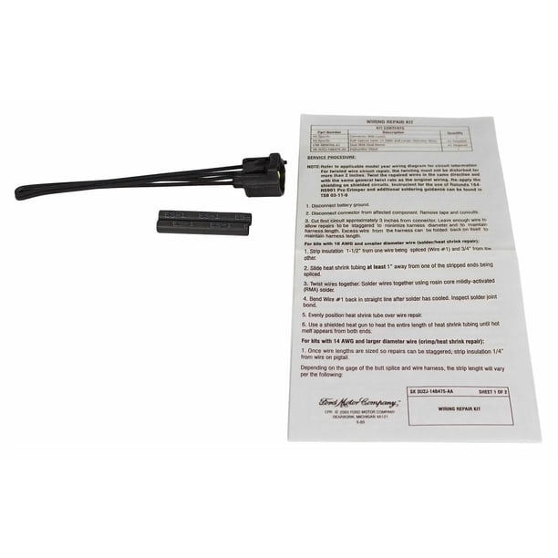 Conector De Sensor De Posición Del Cigüeñal (Ckp) OEM Compatible con Ford Fusion L4 2.5l De 2010 A 2020 Motorcraft