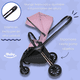 thumbnail image 3 of Capri DLX travel system mango ajustable +portabebé autoasiento rosa, 3 of 8
