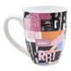 thumbnail image 3 of Taza Cerámica Grande Multicolor con Diseño Collage Vintage de Barbie y sus Amigas 500 ml Ambient 21, 3 of 6