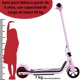thumbnail image 5 of Scooter Eléctrico para Niños con Luces LED Batería de 24V 15 km/h Freno Eléctrico Ruedas de Goma, 5 of 7
