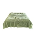 thumbnail image 2 of Color Style Taffeta Comfortable Fleece Blanket Sofa Leisure Throw Blanket, 2 of 6