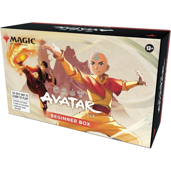 Magic: The Gathering Avatar: The Last Airbender Beginner Box - 2-Player Card Game (Includes 2 Tutorial Decks, 8 Themed Decks, 2 Playmats, 2 Spindowns, and More)