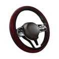 thumbnail image 2 of Funda de volante con diamantes de imitación para mujer | Diseño de diamantes brillantes | Ajuste universal de 14-15 pulgadas | Accesorio de verano para coche y protector de ruedas, 2 of 7