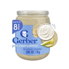 Yogurt Gerber Etapa 3 Pera Plátano 170 g