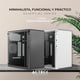 thumbnail image 5 of Gabinete Acteck PERFORMANCE II GI215W Micro ATX Mini Torre 500W Acrilico Blanco AC-935852, 5 of 6