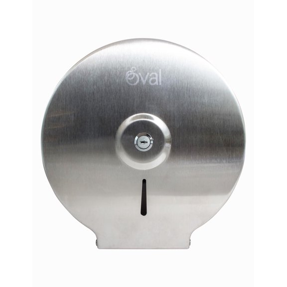 Despachador Junior De Papel Oval Acero Inox, Blanco Oval DV037