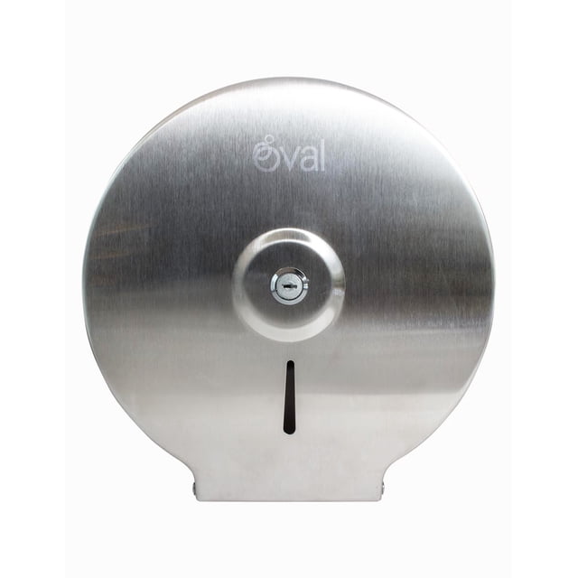 Despachador Junior De Papel Oval Acero Inox, Blanco Oval DV037
