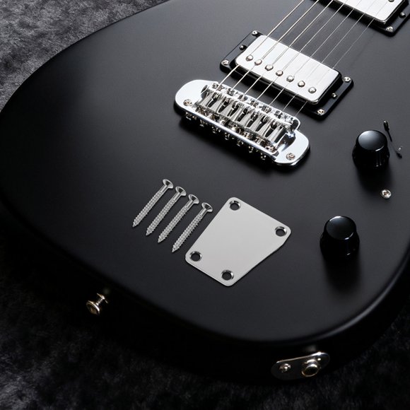 WHAMVOX 2Ud De Para Mástil De Guitarra Eléctrica En Metal Con Tornillos Plateada