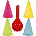 thumbnail image 4 of 5 juguetes de playa para niños, conos de helado y palas de arena para playa, juguetes para exteriores (color aleatorio), 4 of 8