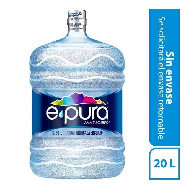 Garrafón de Agua Epura 20 l únicamente líquido