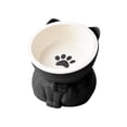 thumbnail image 2 of Cats Food Bowl Large Capacity Pet Food Bowl Cute Drinking Bowl For Cats To Protects The, 2 of 6