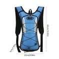 thumbnail image 3 of Mochila de Hidratación para Senderismo, Running y Ciclismo: Depósito de Agua de 2 Litros, Correas Ajustables, Detalles Reflectantes, Bolsillo de Malla y Diseño Ligero de Poliéster para Deportes Al Ai, 3 of 7