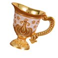thumbnail image 4 of Colección de Tazas con Asa Dorada Europea, Taza en Relieve para Fiestas, Cafeterías Y Salas de Estar., 4 of 9