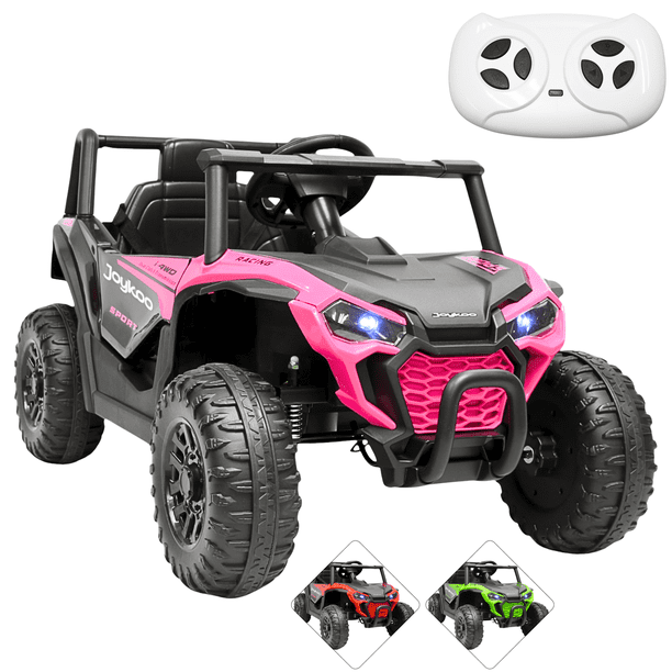 Montable Electrico para Niños UVT-001 Luz y Sonido Control Remoto Conexión USB y Bluetooth 12v - Rosa