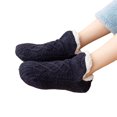 thumbnail image 1 of Minnieouse 2 piezas de calcetines gruesos de invierno frío para adultos y niños, calcetines suaves y transpirables, calcetería para cama, Accesorios de disfraces Negro 40 a 42, 1 of 6