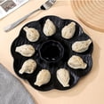thumbnail image 1 of Platos para Jiaozi con vinagre, platos para snacks, platos para sushi, platos para camarones, platos ajustables, platos portátiles, platos de plástico, platos con marco de metal, platos para, 1 of 8