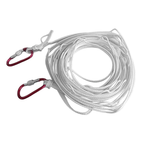Cuerda de nailon para tendedero resistente al viento y con orificios para colgar. Accesorios multiusos. 300 centímetros