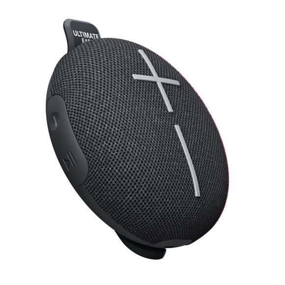 Ultimate Ears MINIROLL Ultra-Portable Waterproof Bluetooth Speaker, Big Bass, IP67 Dustproof, 131 ft (40 m) Range - Gentle Black