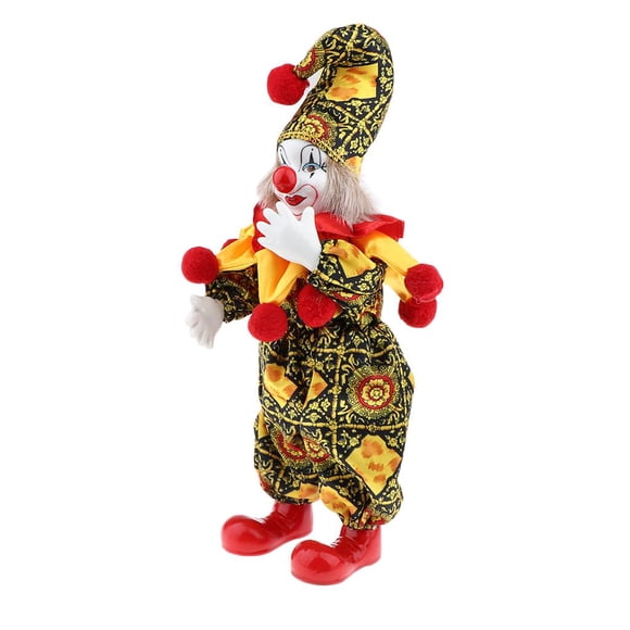 Muñeca Zulema 37cm modelo de pies colgantes decoración Muñecas de payaso de porcelana