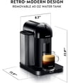 thumbnail image 4 of Cafetera y cafetera espresso Nespresso Vertuo de Breville, 4 of 7