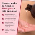 thumbnail image 4 of Aceite de Ricino M3 Naturals 100% Puro y Orgánico, para Crecimiento de Cabello, Pestañas y Cejas, 500 ml, 4 of 7