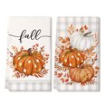 thumbnail image 1 of Juego de 2 toallas de cocina de otoño de 2, secador de toallas para platos de otoño, 1 of 6