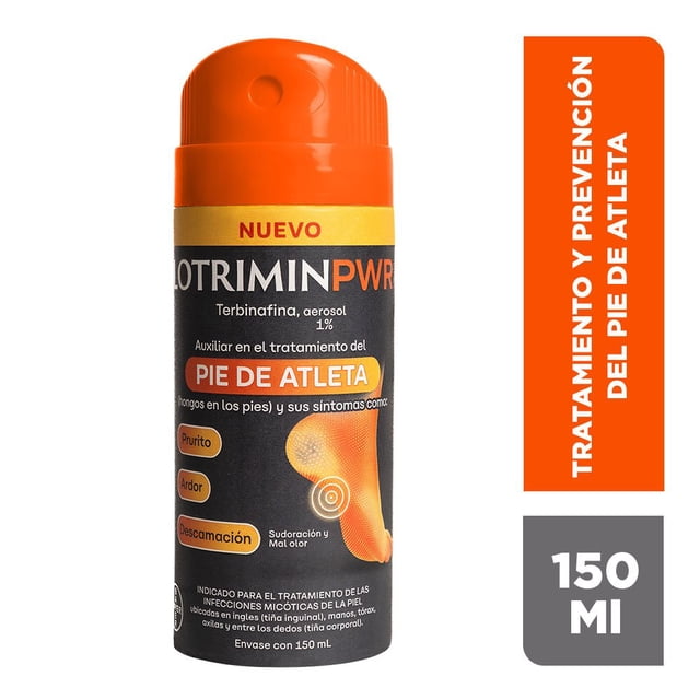 Antimicótico Lotrimin PWR Spray 150 ml