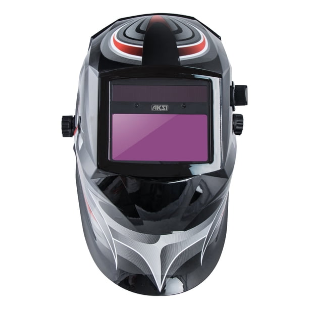 Careta Electrónica Soldar Automática AKSI Rojo