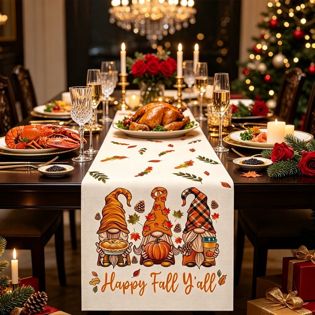 MTBLYS Mantel con calavera de azúcar del Día de Muertos | Camino de mesa a cuadros estilo fiesta mexicana para decoración de fiestas | Cubierta de mesa de comedor 100% lino para el hogar y la cocina