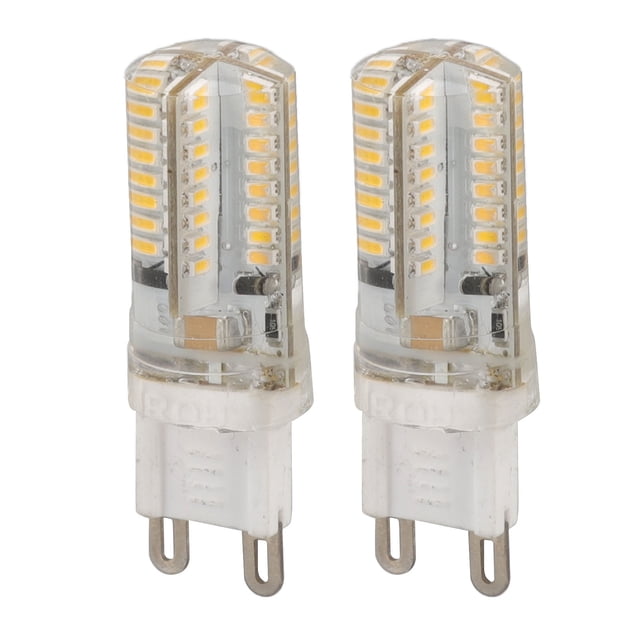 uds G9 bombillas LED profesionales 64LEDs bombillas de cerámica de alto brillo para iluminación de araña 3W AC110V
