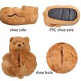 thumbnail image 2 of Zapatillas De Felpa De Oso De Dibujos Animados Para Mujer, Pantuflas De Felpa Para El Hogar, Pantuflas Cálidas Para Interiores, Regalo De Invierno, 2 of 8