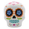 thumbnail image 1 of Decoración Way to Celebrate Calavera  De Cerámica Dia De Muertos 11.3 Cm, 1 of 4