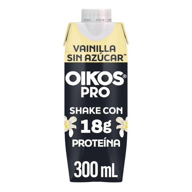 Producto lácteo Oikos Pro sabor vainilla sin azúcar 18g de proteína 300 ml
